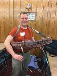 Ken with Nyckelharpa